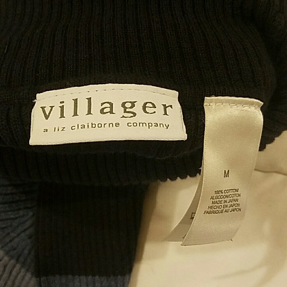 SOLD Woman's Villager Striped Sweater - Picture 3 of 4