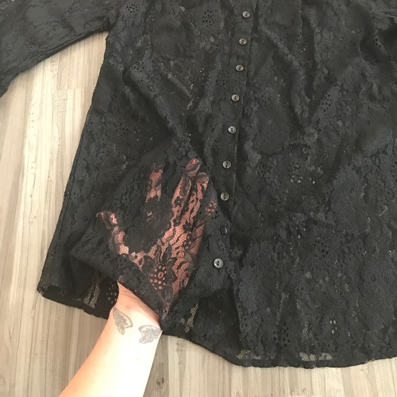 Lucky Brand lace blouse - Picture 2 of 3