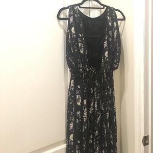 Club Monaco maxi floral dress