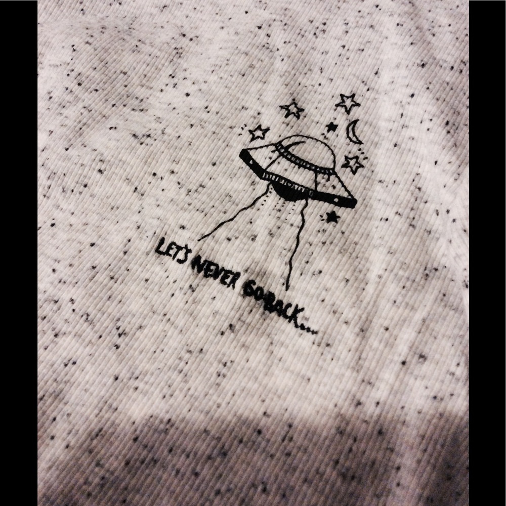 Long sleeve alien shirt