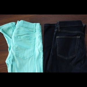 2 gap skinny jeans! Size 6 and size 28
