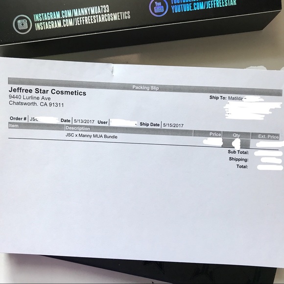 LAST ONE Jeffree Star Cosmetics x Manny MUA Bundle - Picture 4 of 4