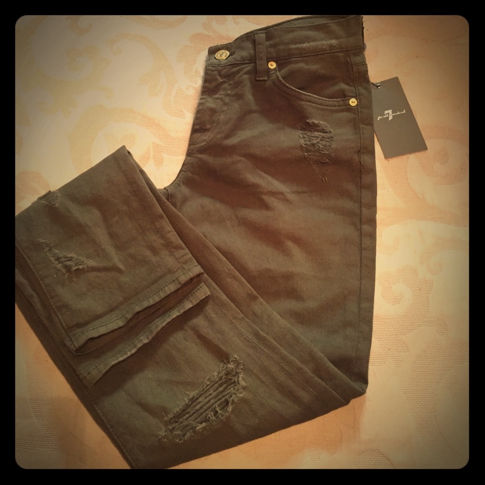 NWT 7 For All Man Kind The Slim Cigarette Jeans!