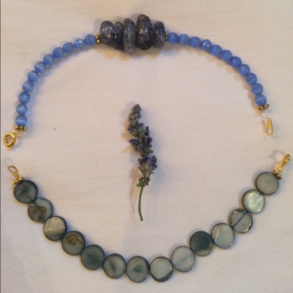 bby blues bracelet set