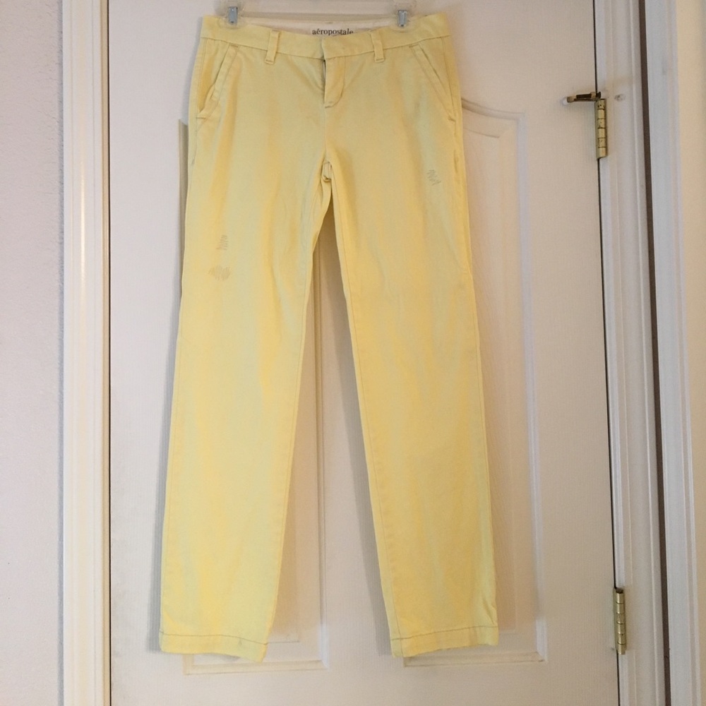 Aeropostale yellow pants