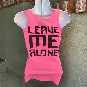 Leave me alone gym Tank