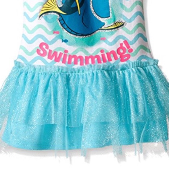 NWT Disney Sz 5 Little Girls' Finding Dory Dress - Picture 4 of 4