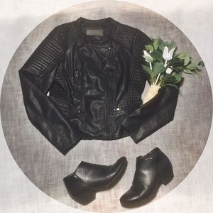 🖤Ci Sono Vegan Leather Motorcycle Jacket🖤