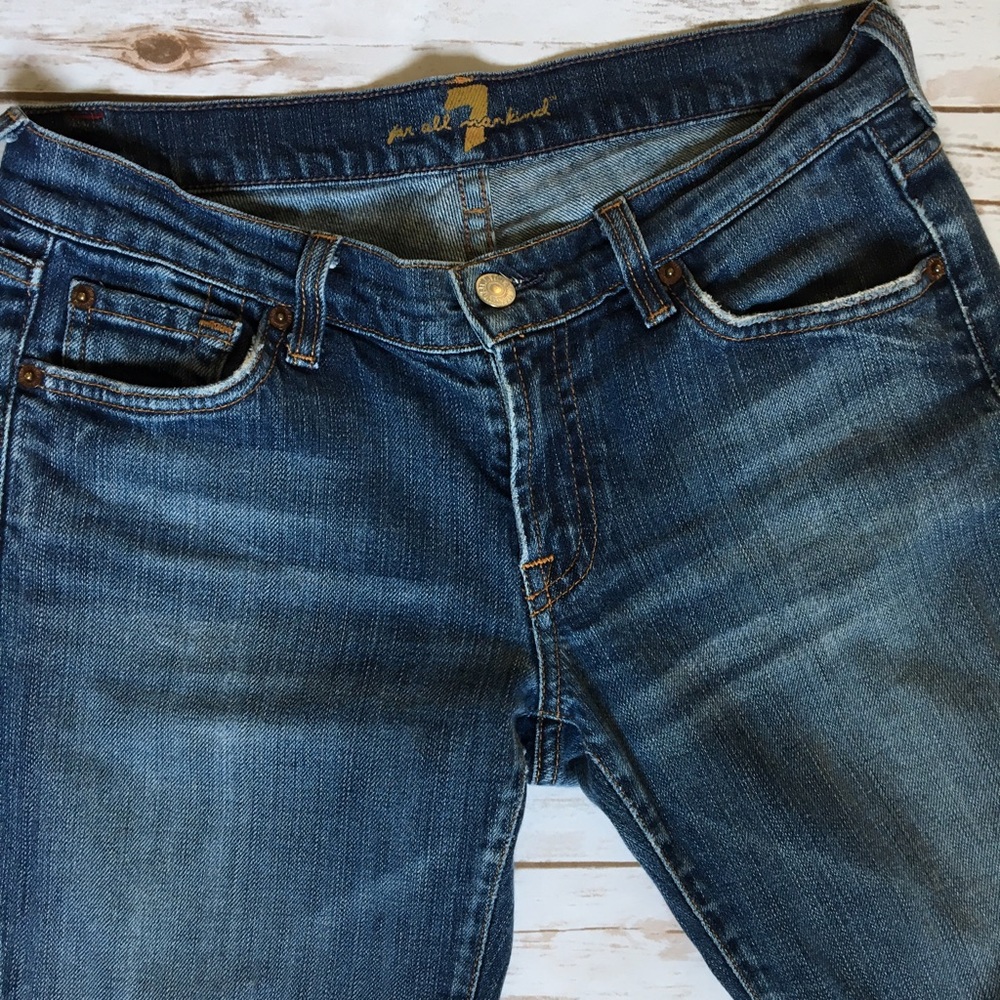 7 For All Mankind bootcut dark wash women's jeans