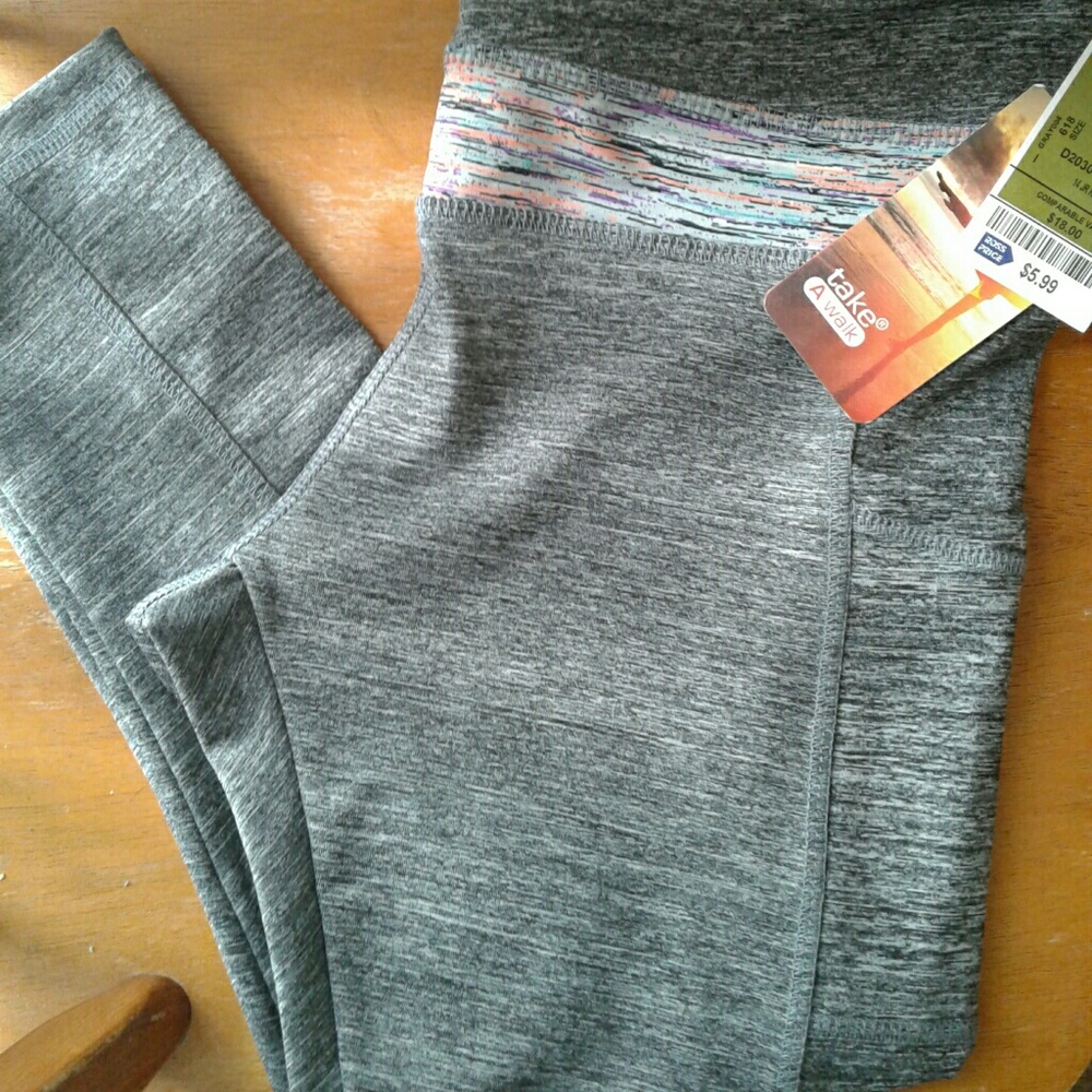 Stretchy exercise capris