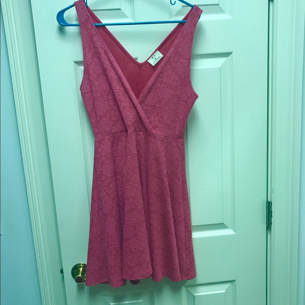 UO Pins and Needles: Fit and Flare Dress