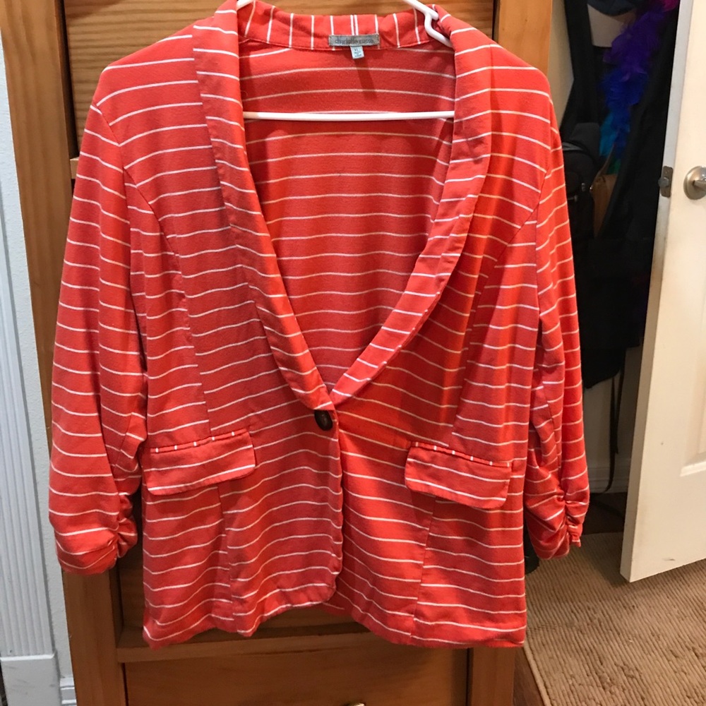 Charlotte Russe Quarter Sleeve Jacket