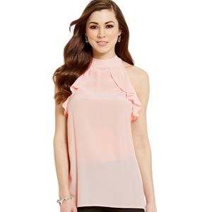 🌴LOST IN HURRICANE IAN 🌴2 left ! Antonio Melani Vanessa ruffle silk top