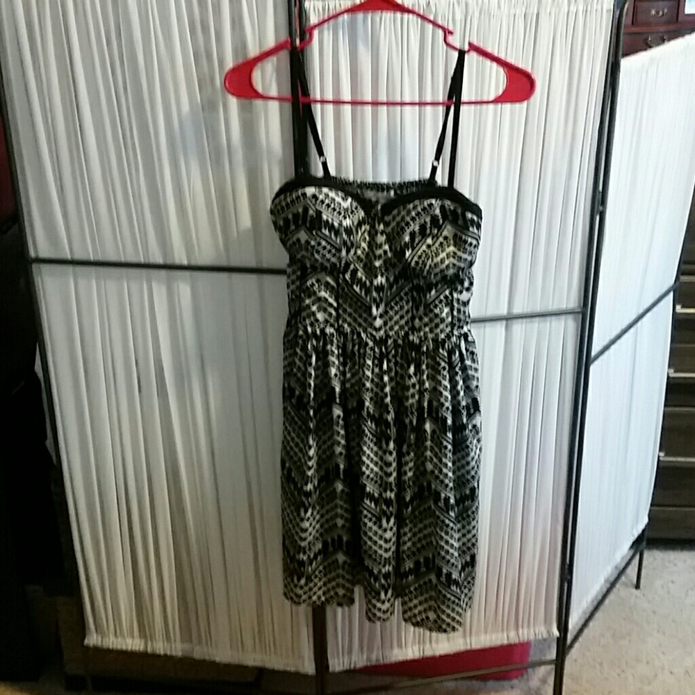 American Rag boho corset mini dress