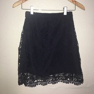 Lace mini skirt size 00