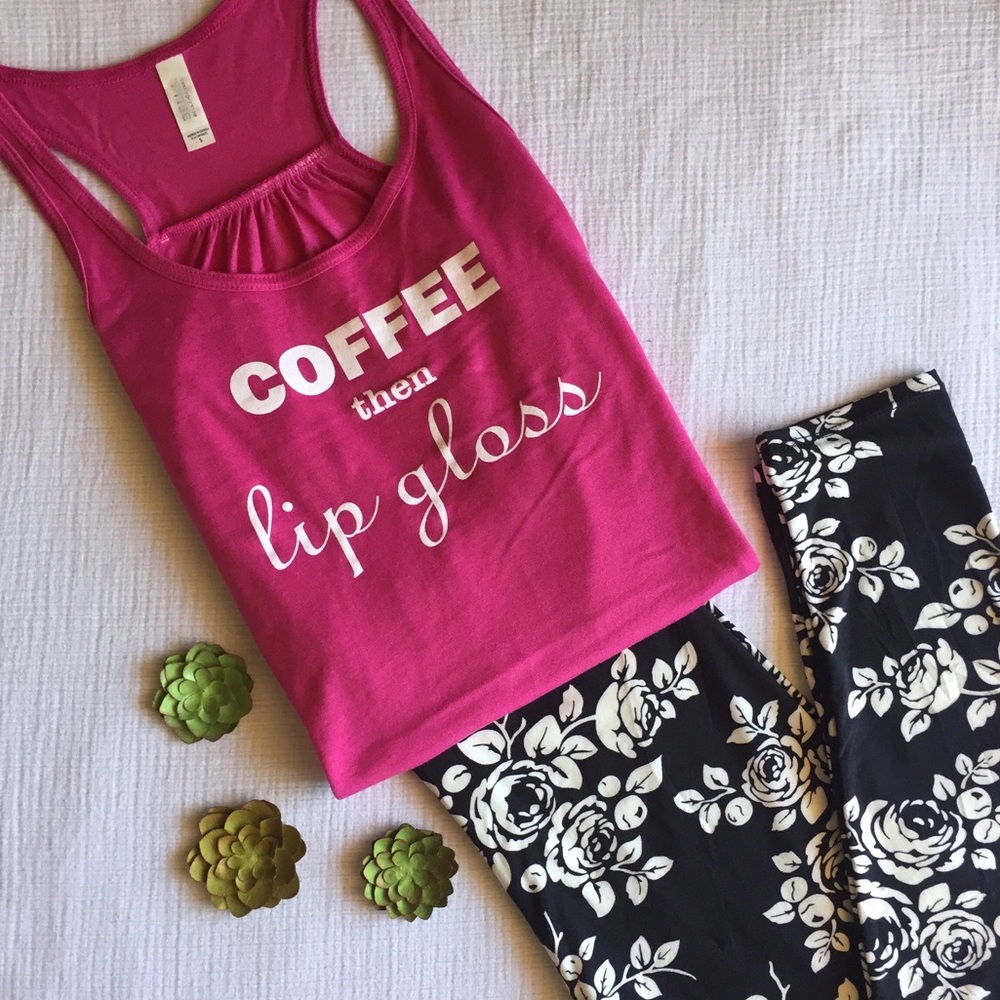 Coffee Racerback Graphic Tank