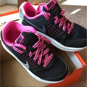 Fuchsia Nike Sneakers for Girls (11c)