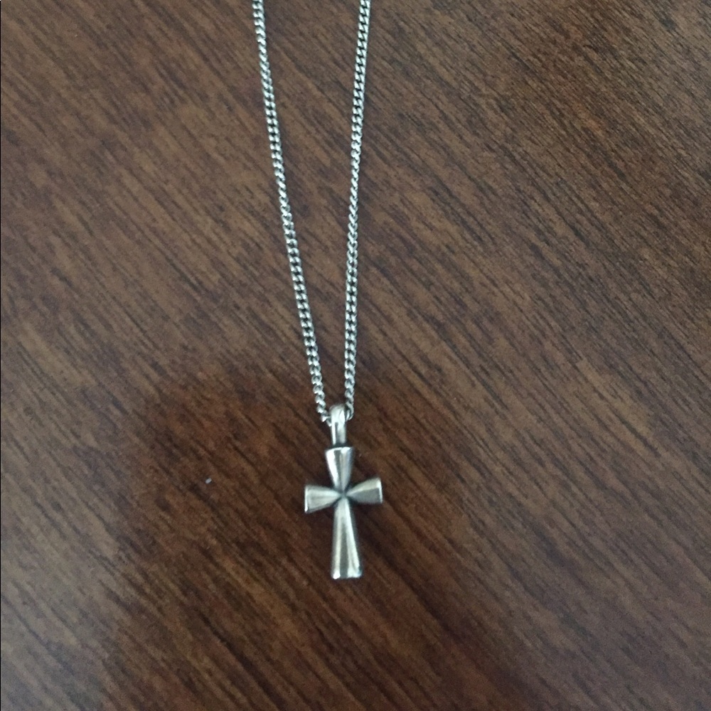 James Avery sterling silver cross necklace