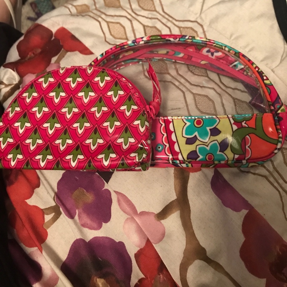 Two Pack Vera Bradley Cosmetic Bag
