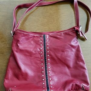 Burgundy purse
