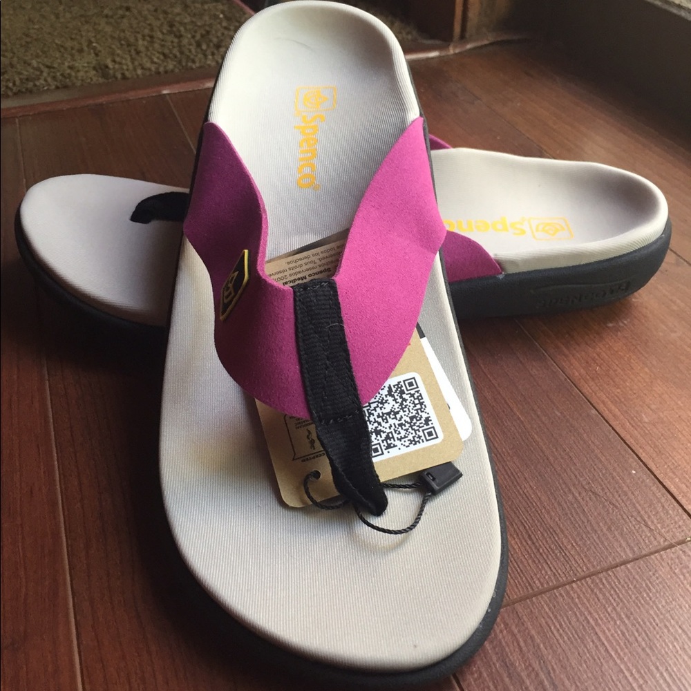 spenco pure toe post violet