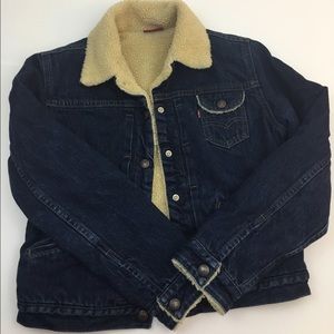 Levi's Sherpa vintage denim jacket size S