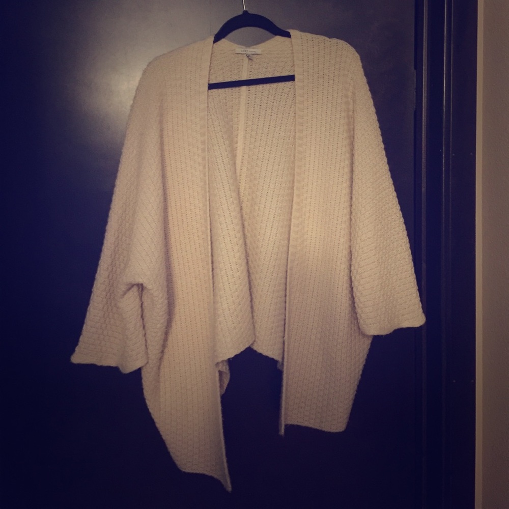 Plus sized cream sweater