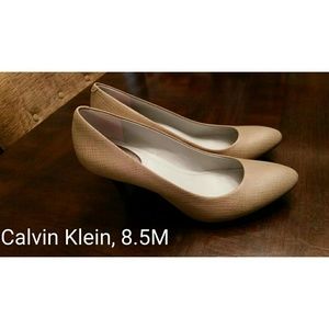 Calvin Klein Nude Pumps - 8.5 - Heels