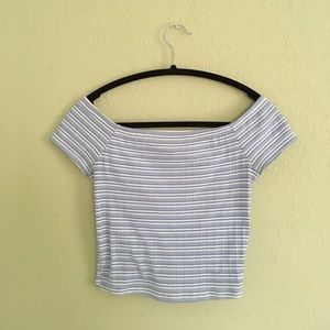 Off the Shoulder Crop Top