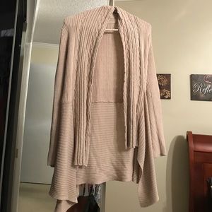 Sonoma Tan long sleeve cardigan