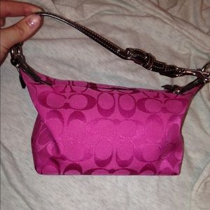 Small Pink Authentic Coach Purse