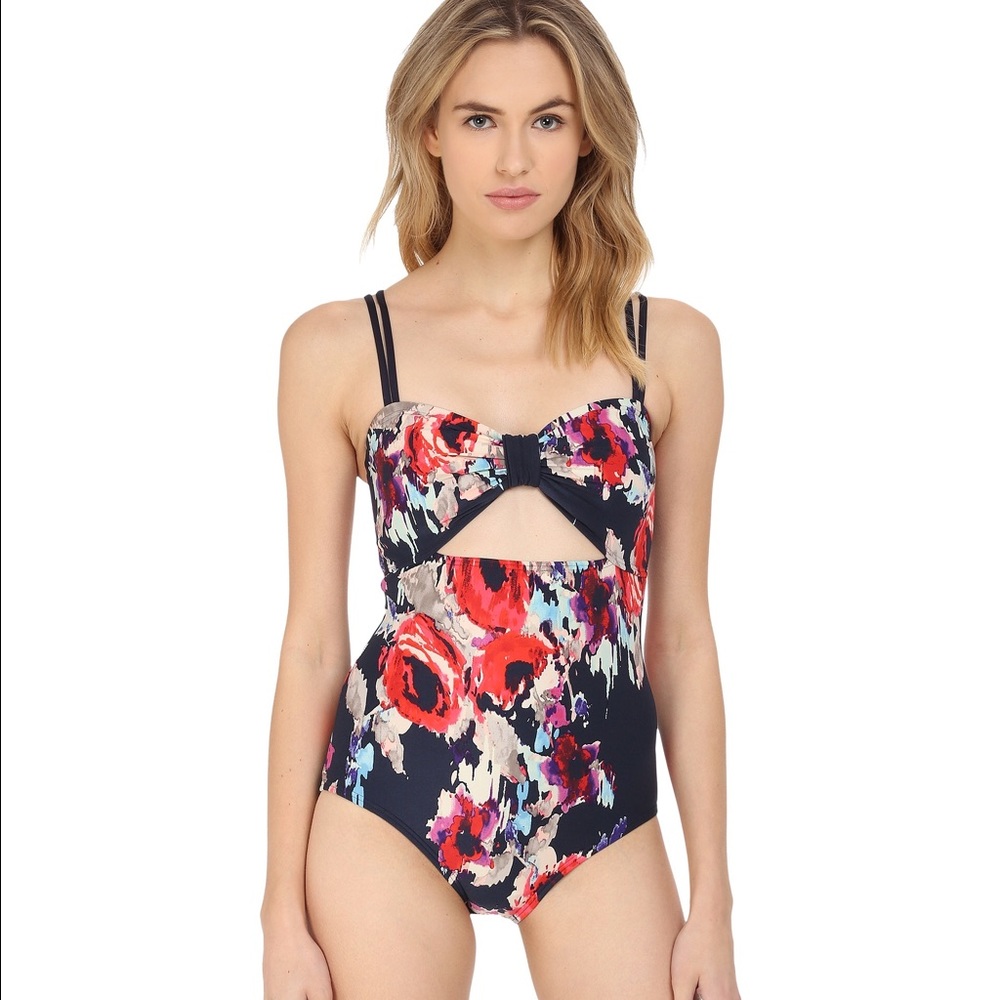 Kate Spade floral one piece swimsuit