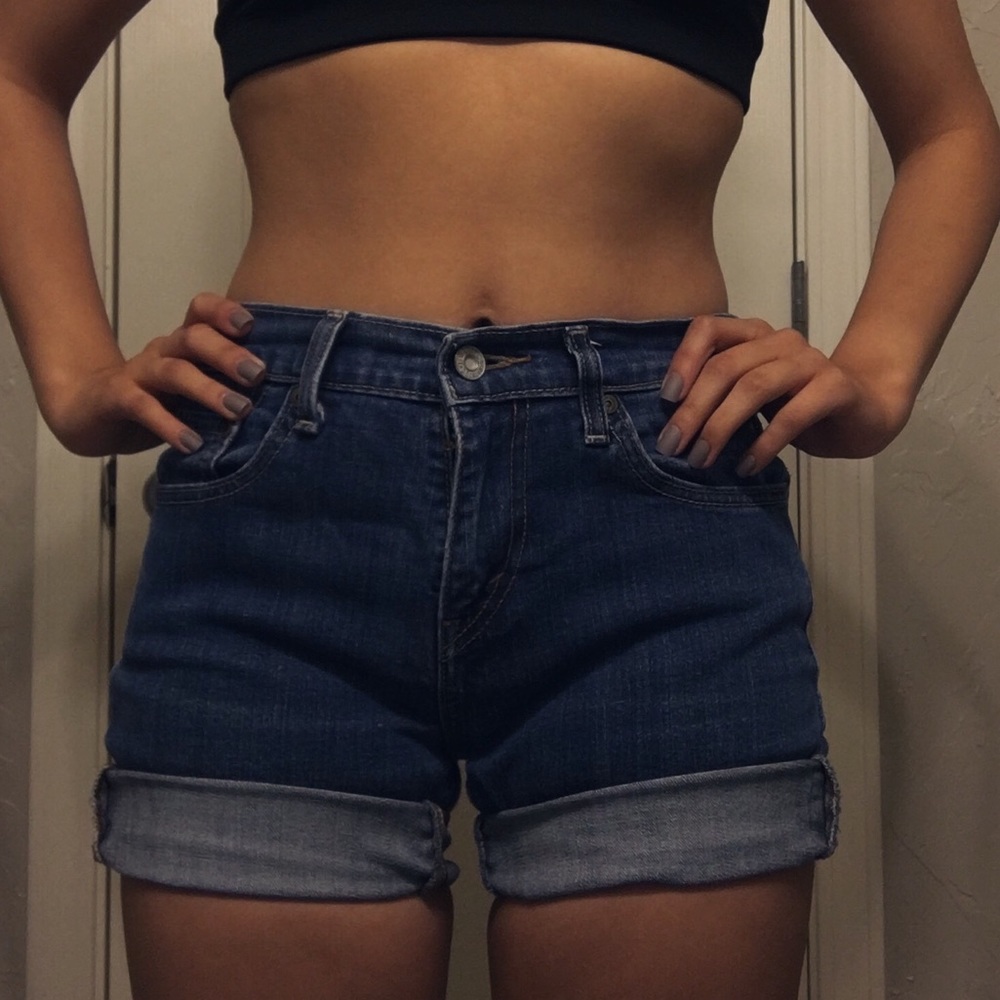 Vintage Levi's high waisted shorts