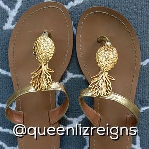 Lilly Pulitzer for Target  Pineapple 🍍 Sandals