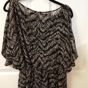 Forever Woman's Dress with peekaboo sleeves