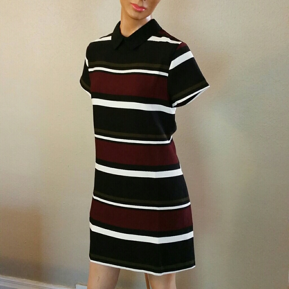 NWT Modcloth striped shirt dress, very cute