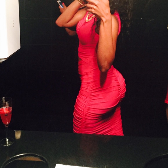 Pink Raunch Stretch Dress as seen on VH1 - Picture 2 of 3