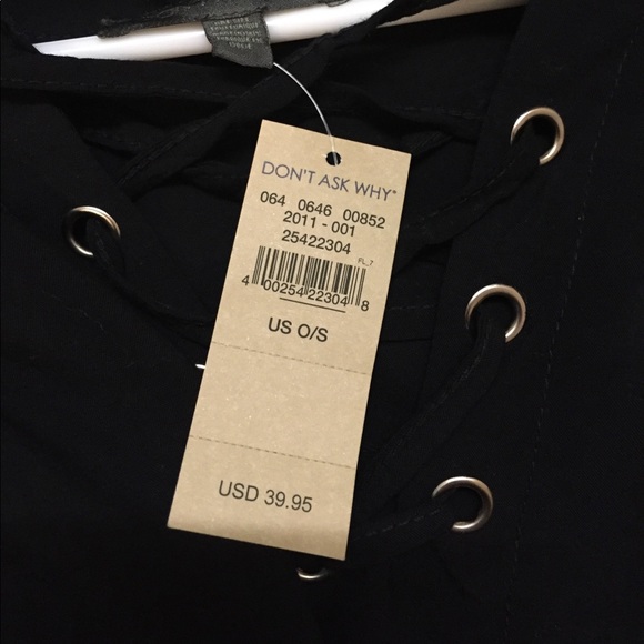 Long sleeve criss cross top - Picture 3 of 4