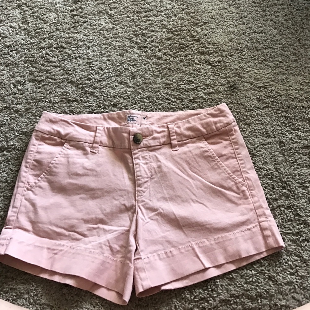 American Eagle shorts light pink