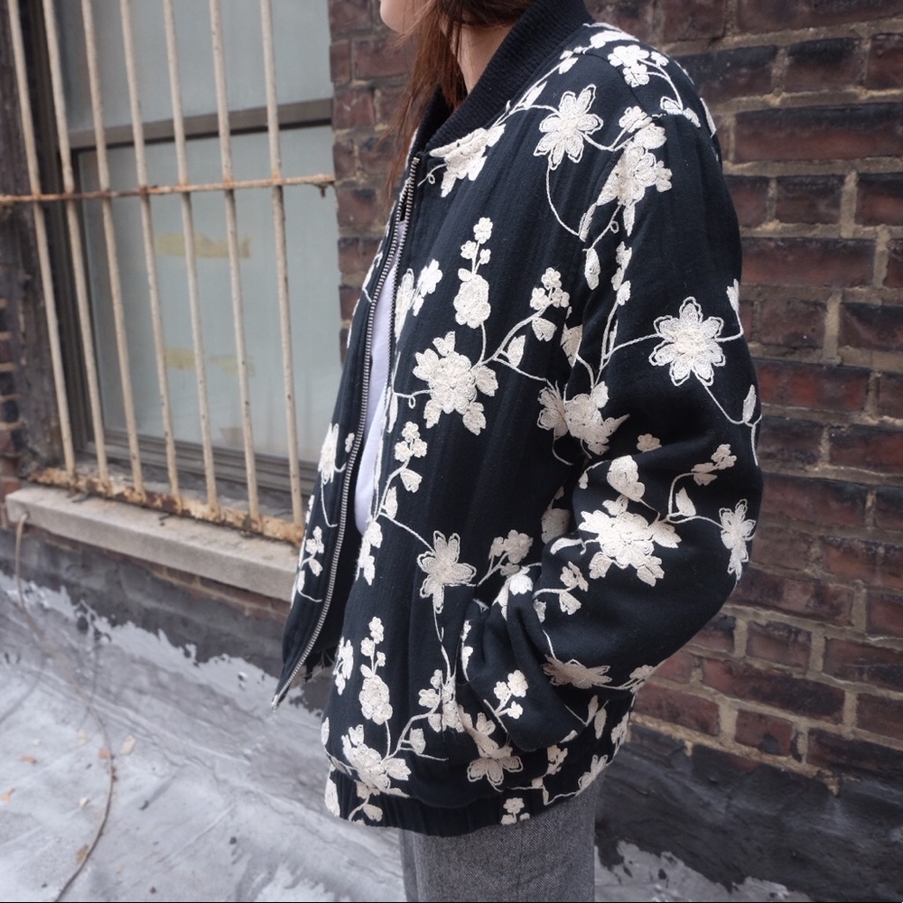 Embroidered Bomber