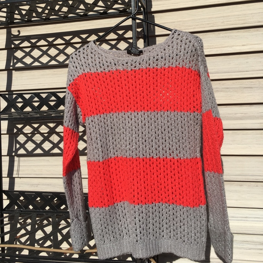 flattering striped sweater