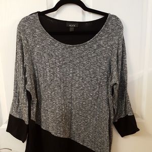 Long asymetrical sweater