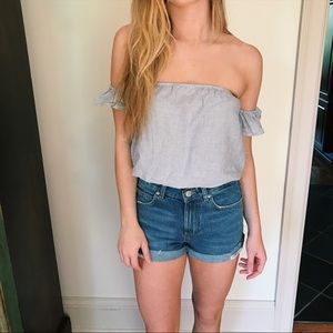 ✖️SOLD✖️ BRANDY MELVILLE Beccah Striped Top