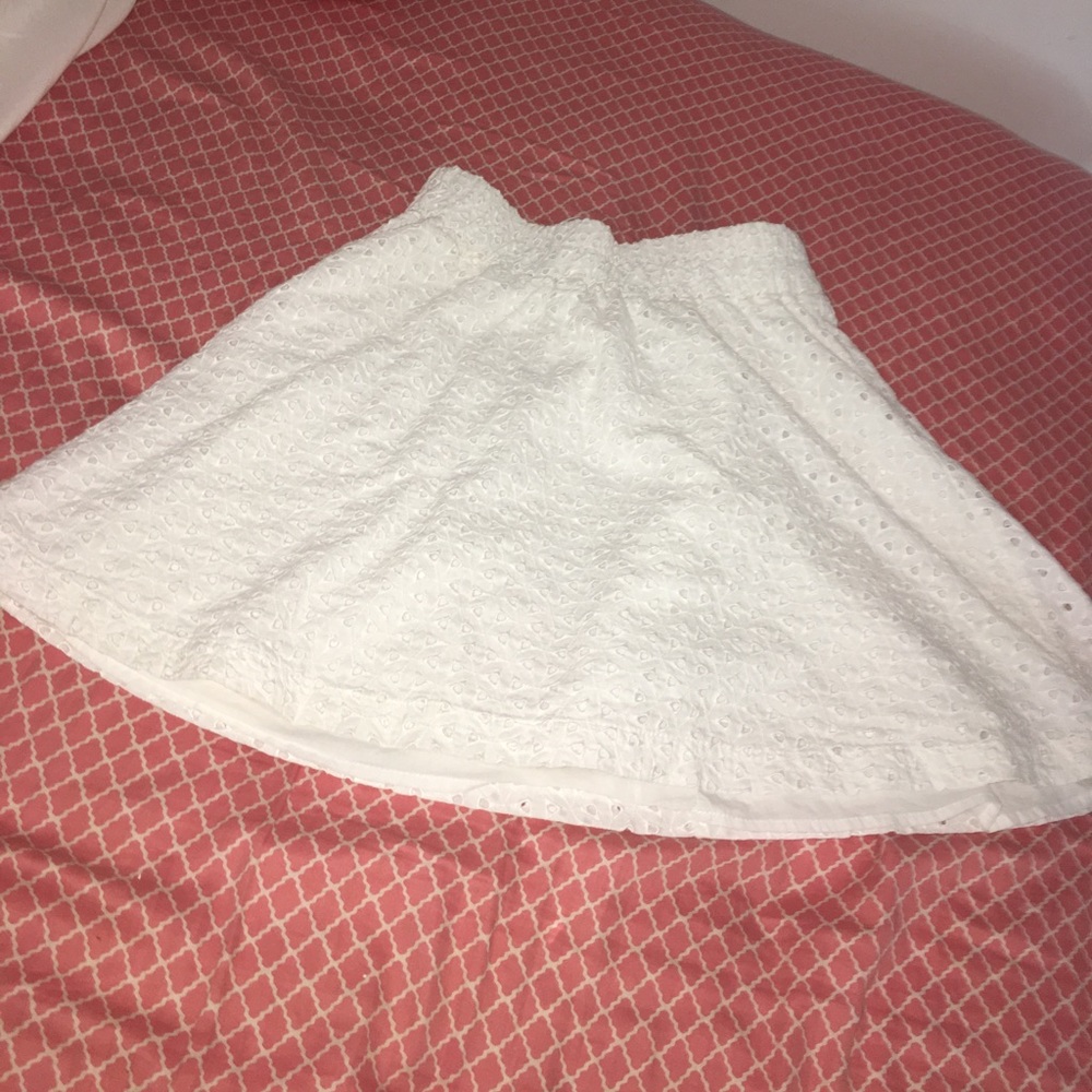 White skirt