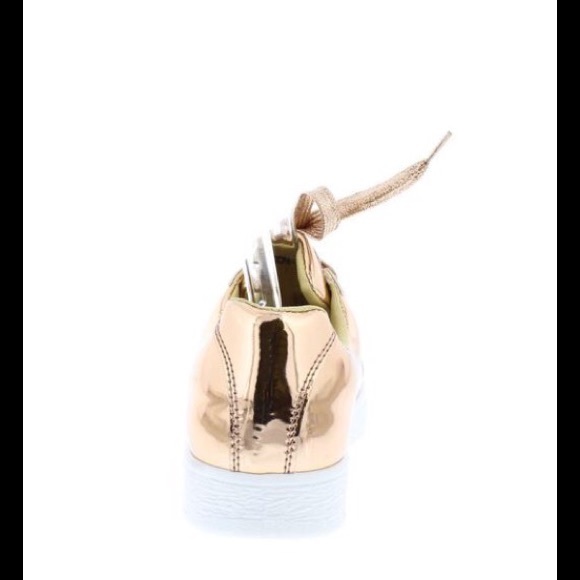 CLOSING OUT SALE‼️Rose Gold Mirror Finish Sneakers - Picture 3 of 6