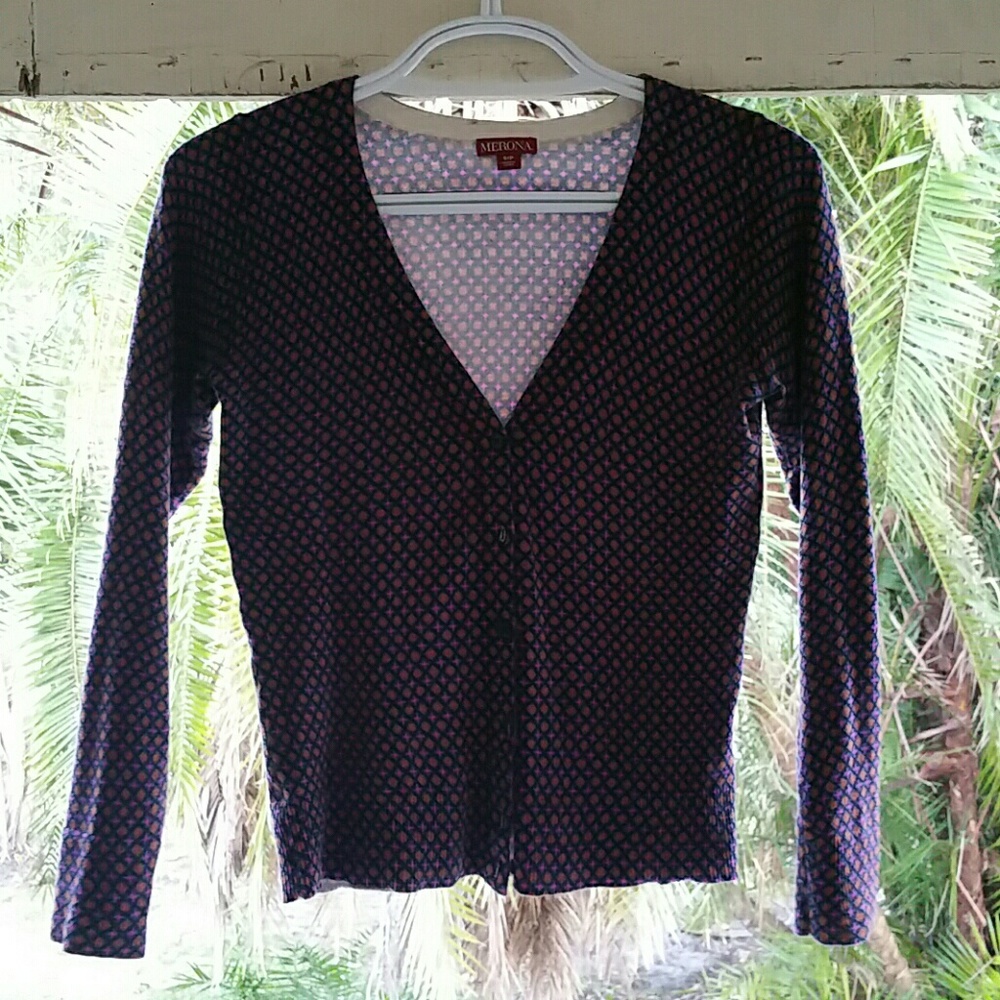 Merona multicolor cardigan