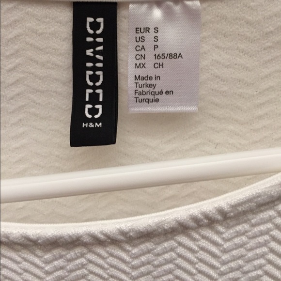 White peplum top! - Picture 2 of 4