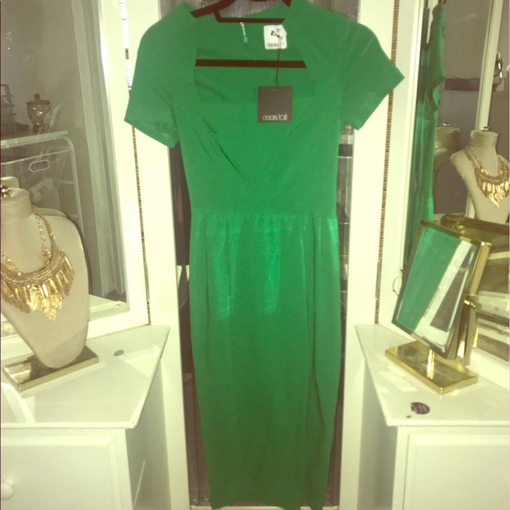 ASOS green dress