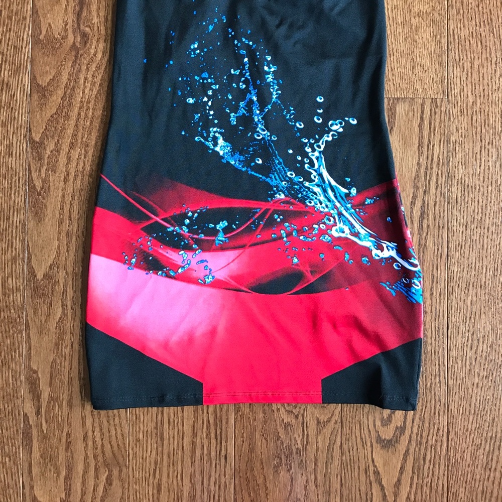 New Strapless mini dress size XS
