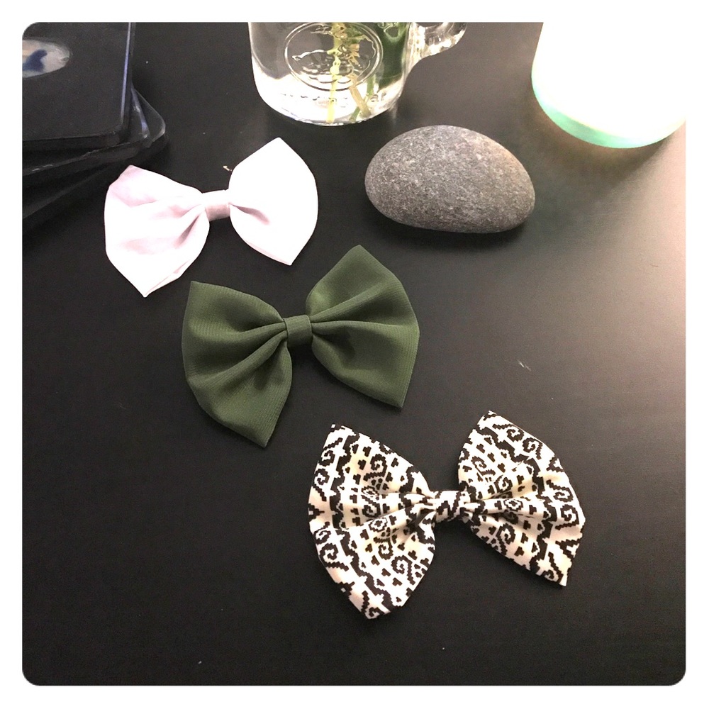 Set of 3 Hair Bows
